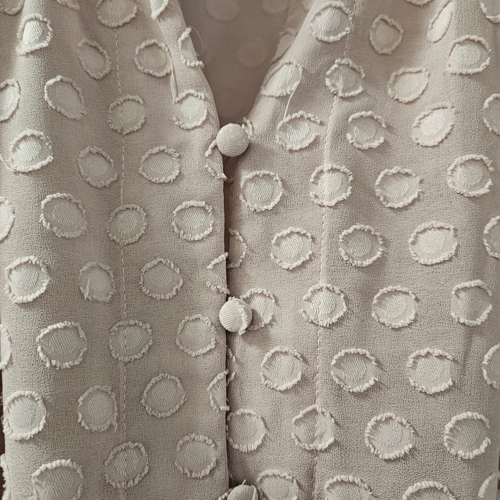 Solitaire Pink Textured Blouse - Picture 2 of 5